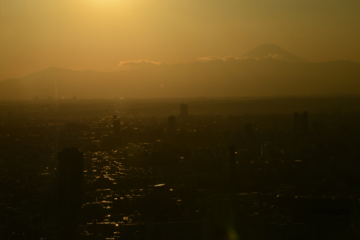 六本木ヒルズから見た富士山写真_e0171573_17363346.jpg