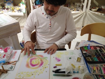 夏井謙さんの不思議なアートを体験しました_a0191183_10334966.jpg
