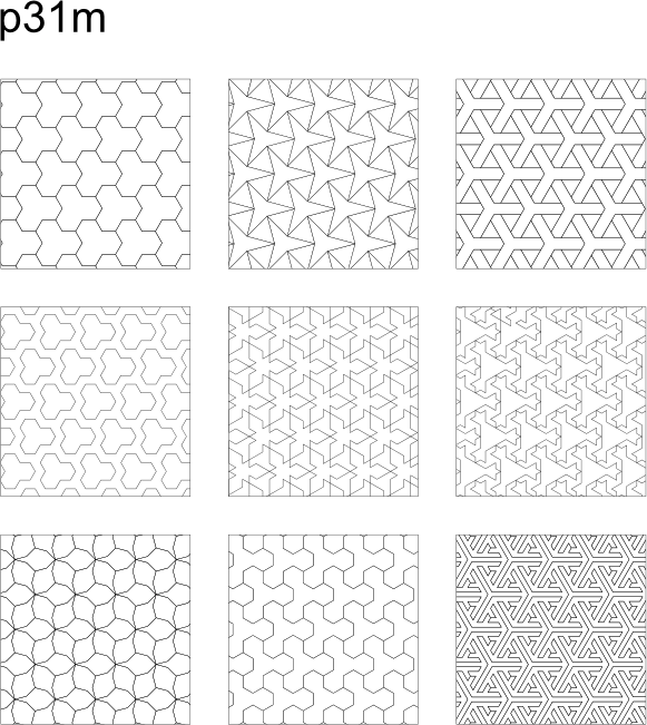 模様展示の標準化 その5 幾何学模様のブログ みずすましの図工ノート