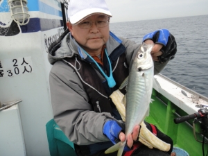 松寿会釣り部例会で大アジを釣ってきました。_f0222687_945964.jpg