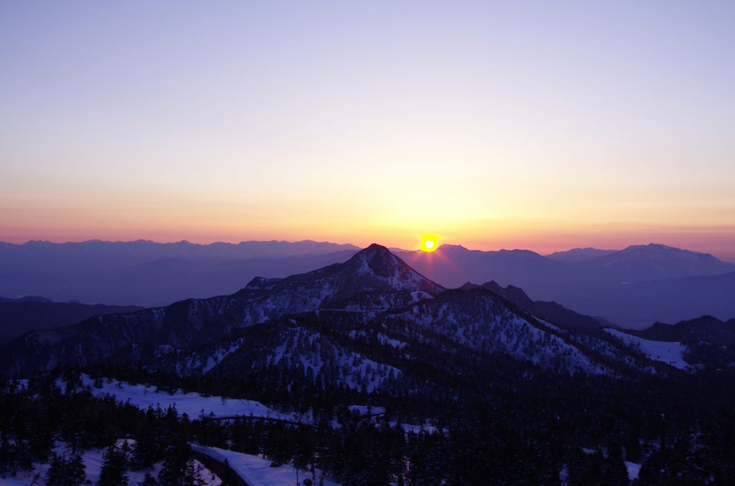 志賀高原・横手山夕日、星景。そして渋峠・月光写真♪_a0031821_13153363.jpg