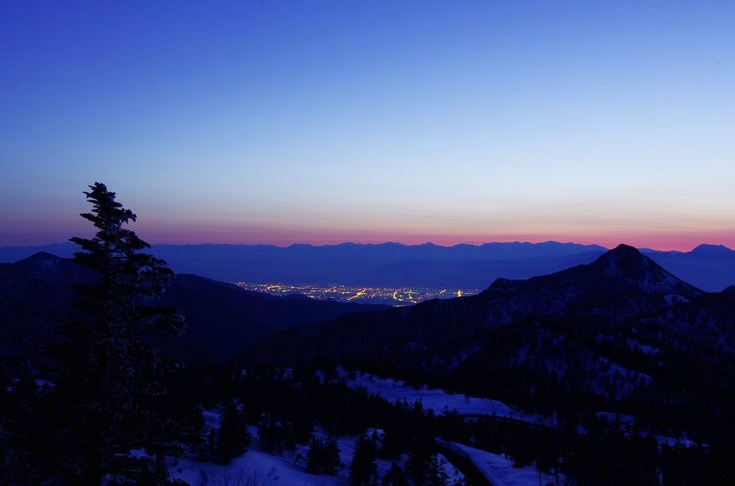 志賀高原・横手山夕日、星景。そして渋峠・月光写真♪_a0031821_13162755.jpg