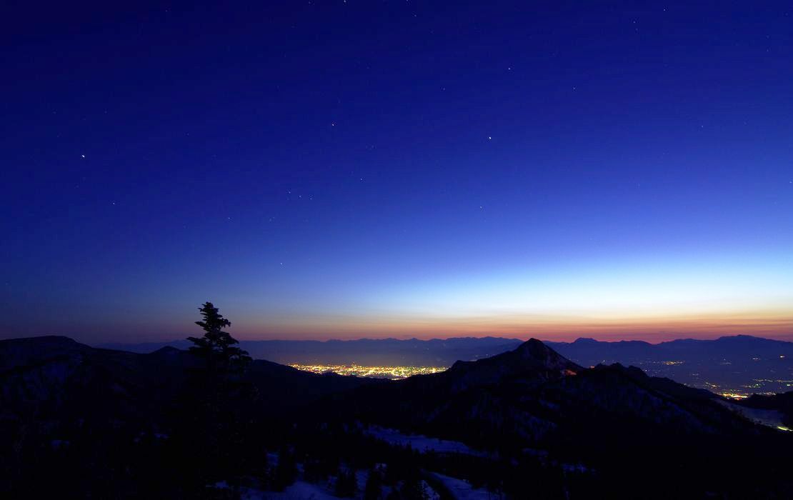 志賀高原・横手山夕日、星景。そして渋峠・月光写真♪_a0031821_13172033.jpg