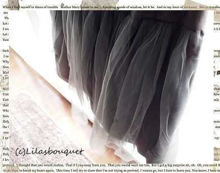 tulle　skirt♪_e0174171_7171621.jpg