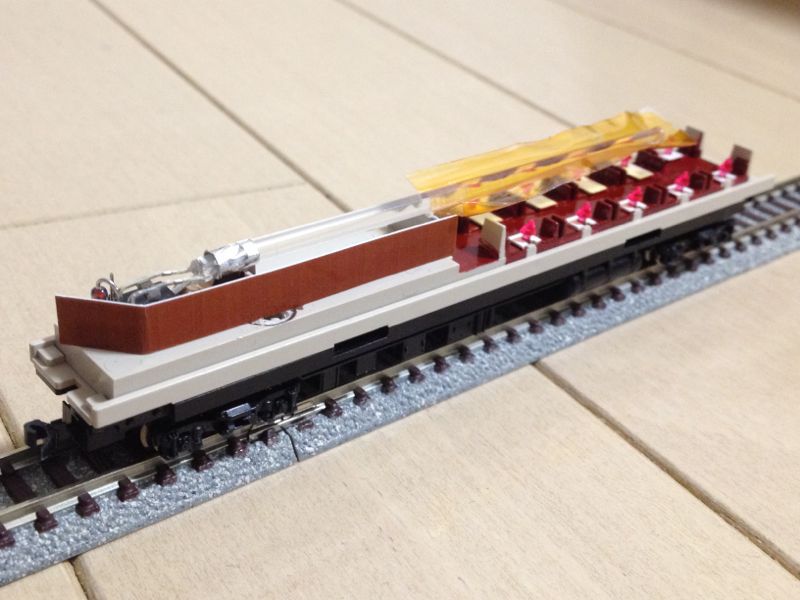 スシ24 テーブルランプ 食堂車 北斗星 鉄道部品 24系 ブルー