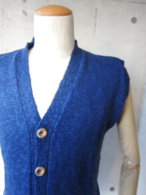 自称も・・・他称も・・・「VEST屋」 StuartAustin Cotton LINEN(麻) KNIT VEST!★!_d0152280_3515051.jpg