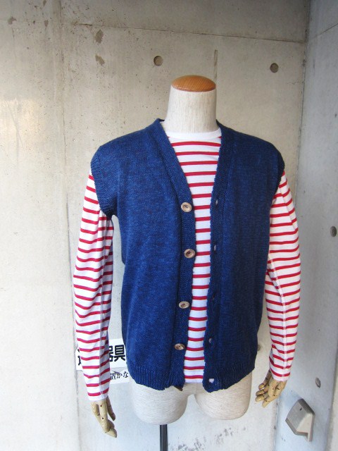 自称も・・・他称も・・・「VEST屋」 StuartAustin Cotton LINEN(麻) KNIT VEST!★!_d0152280_3525481.jpg