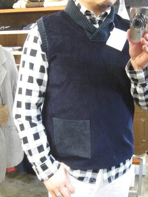 自称も･･･他称も･･･「VEST屋」　StuartAustin　Cotton LINEN(麻) KNIT VEST！★！_d0152280_3535187.jpg