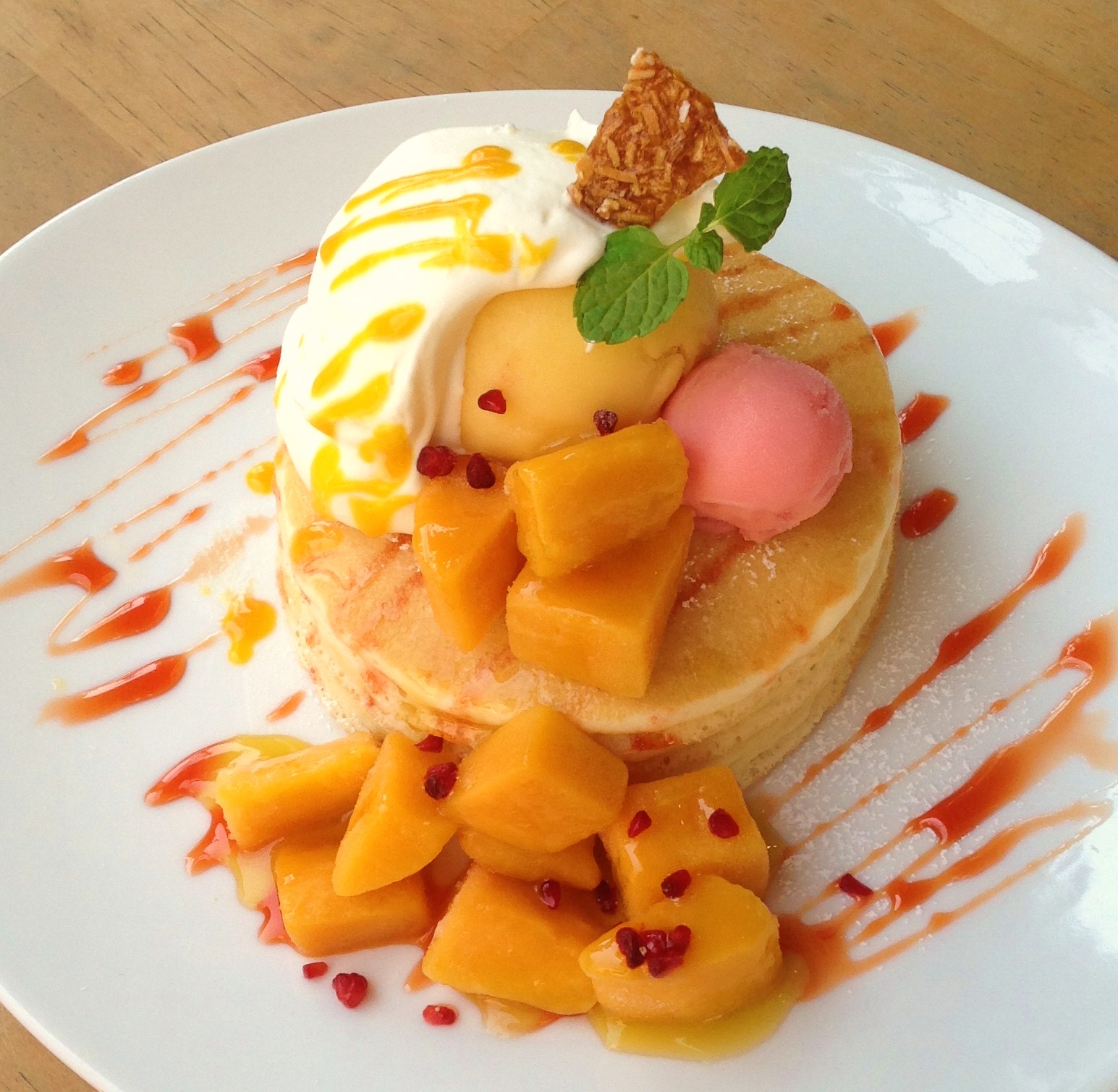 マンゴーパンケーキ！_b0287464_8243287.jpg