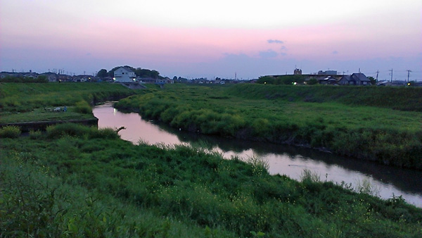 新河岸川、夕景_a0000006_17441581.jpg