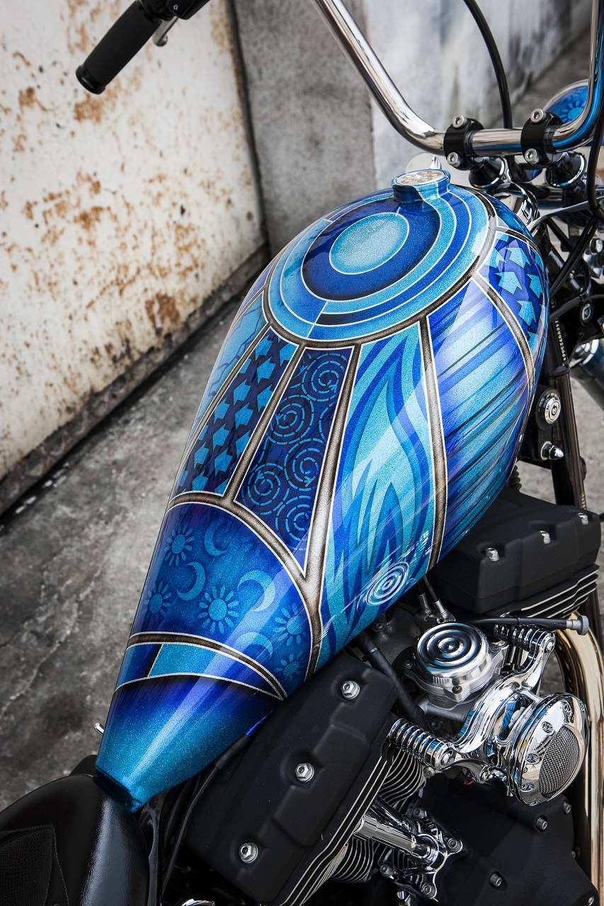 2006 FXSTB  This owner is Rossi fan!!_a0110720_19445634.jpg