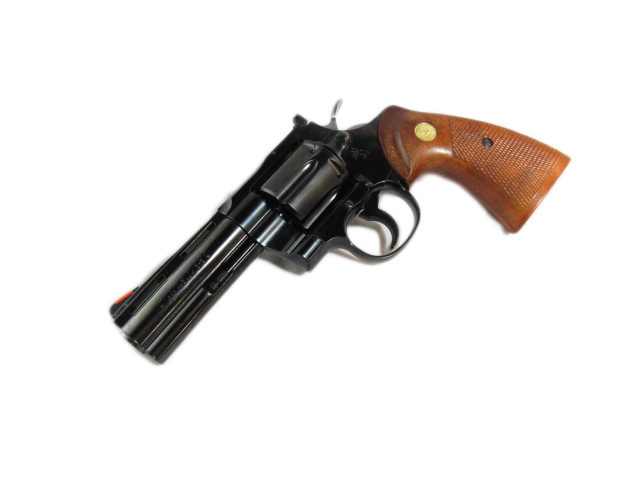 タナカ コルトパイソン 4インチ ジュピターフィニッシュ ガスガン