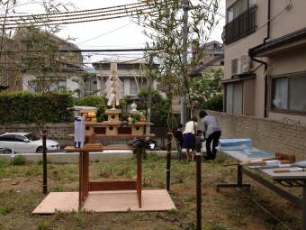 地鎮祭でした!/「ヨガ教室のある家」_e0029115_17174759.jpg