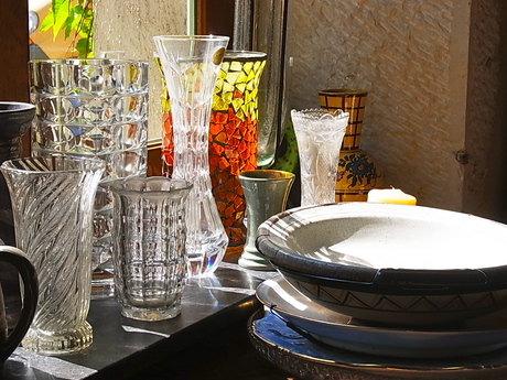 brocante à Donzy, DE FOND EN COMBLE - フランスの田舎のブロカント_a0231632_15185229.jpg