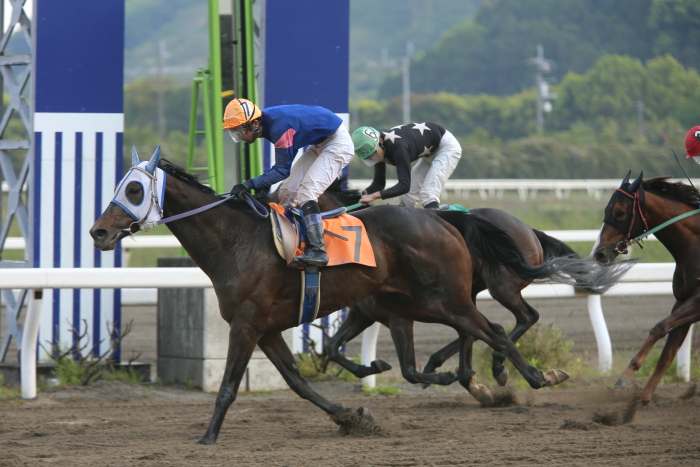 胡本友晴調教師、高知競馬移籍後初勝利~_a0077663_14205480.jpg