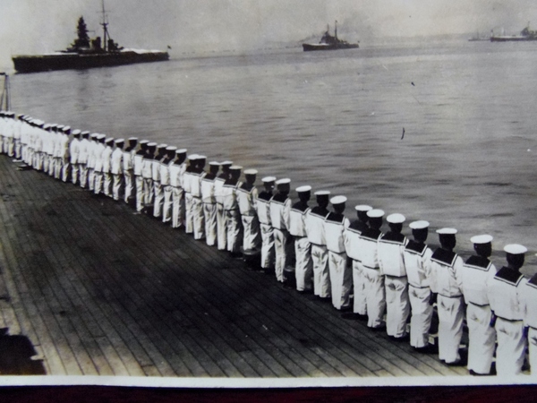 御召艦 比叡 昭和8年 木更津沖(横浜沖)観艦式_b0222066_20124173.jpg
