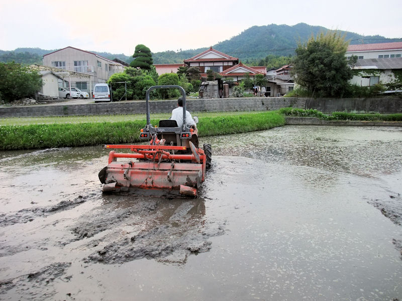 もうすぐ田植えなので、代掻きを・・・_b0057612_12493777.jpg