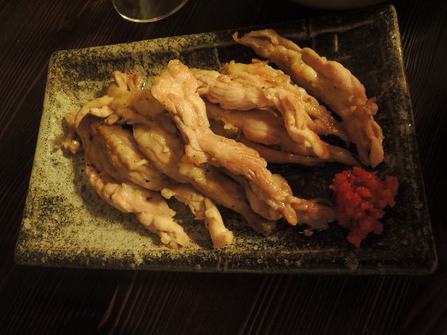 鶏せせり焼と開運　餡かけ豆腐　とろろ納豆　カツオづけ丼　胡瓜ぬか漬_b0007571_7135064.jpg