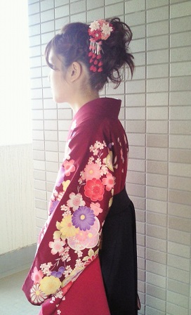 袴と一重の花かんざし　Kさんの作品_c0122475_950697.jpg