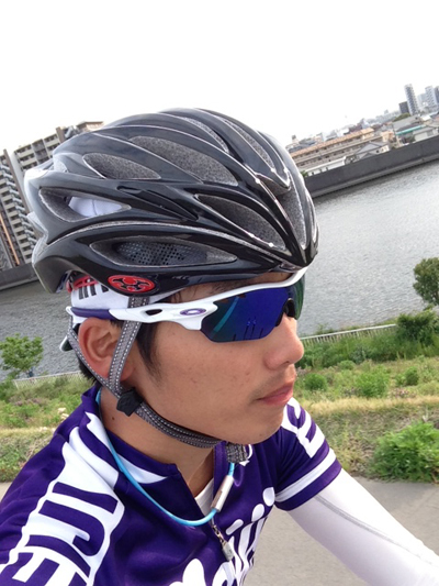 金栄堂サポート:明治大学体育会自転車部主将・西沢倭義選手アイウェアインプレッション!_c0003493_1204212.jpg