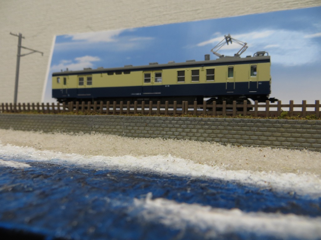 Nゲージジオラマ「海沿いの風景Part3・4」試作品 : EMSの'国鉄と昭和の 