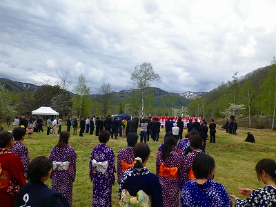 乗鞍「すももの下で開山祭」が開催されました～。_f0182173_13114216.jpg