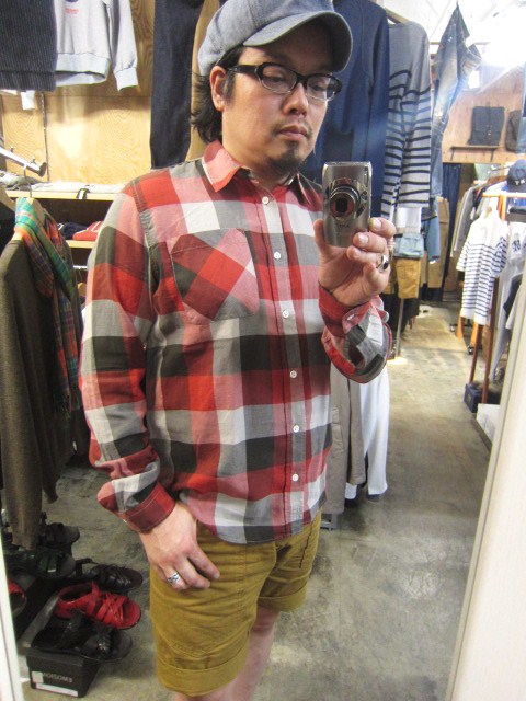 今時期に◎ 薄手のCHECK シャツ。。。By NUDIE JEANS_d0152280_21211788.jpg