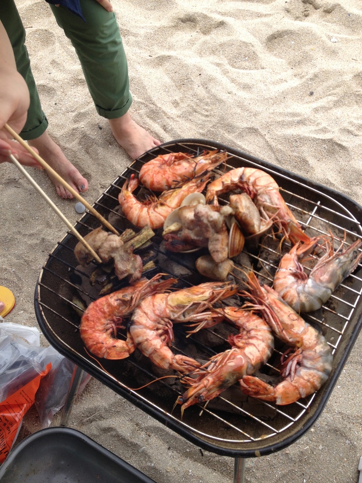 BBQ　　＠ Bang Saen Beach　** Chonburi_e0316546_3571252.jpg