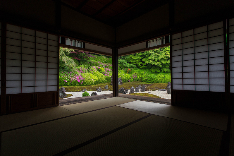 ツツジ咲く波心庭(光明院)_f0155048_72124.jpg
