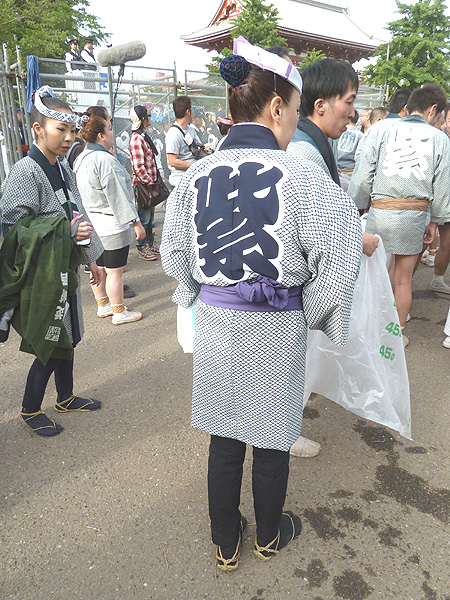 2174回 三社祭 女性 今日の凧人 2174回 三社祭 女性 今日の凧人