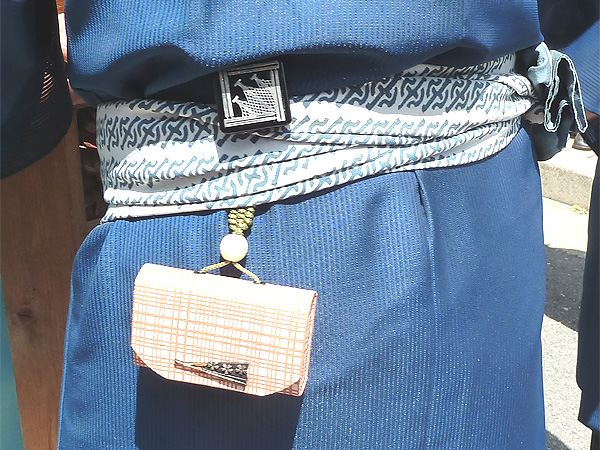 2175回 三社祭 帯・煙草入れ : 今日の凧人