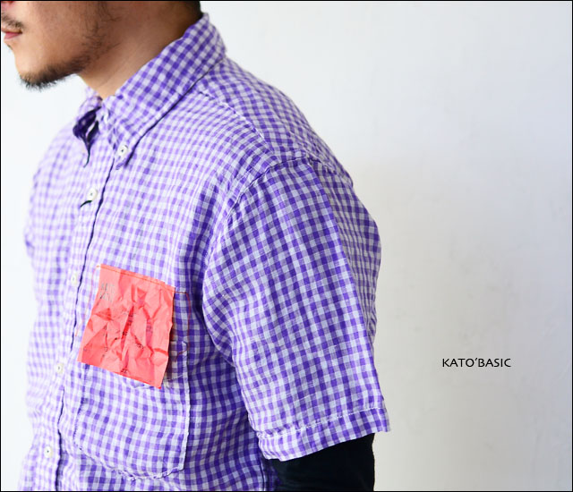 KATO\' BASIC[カトー ベーシック] B.D.半袖チェックワークシャツ[BS210942]_f0051306_2031335.jpg