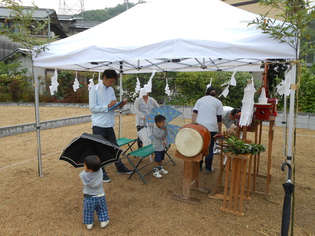 Ｆ様邸地鎮祭_b0275351_112686.jpg