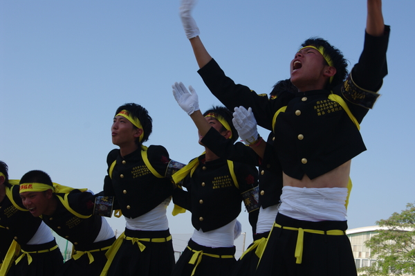 13 玉名高校体育祭 応援団 人文字 応援団長 スクール８０９ 熊本県荒尾市の個別指導の学習塾です