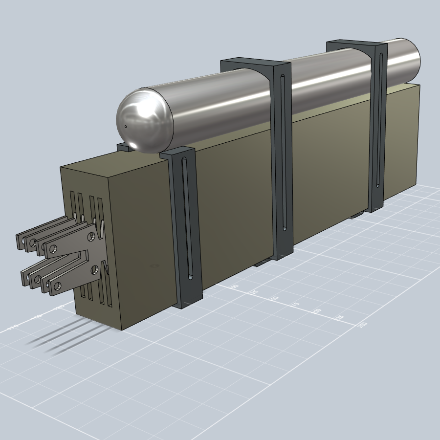 進撃の巨人に出てくる立体起動装置を3d Cadで作ってみた Pspinのゲーム日記