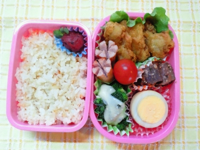 次女のお弁当　　150th_a0267766_12404855.jpg