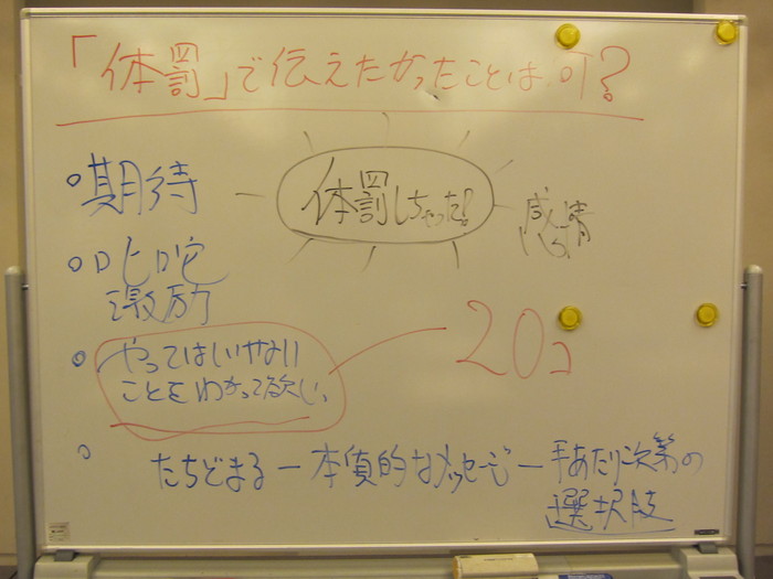 人権研修　2.5時間　記録「やってみよう!　あなたもできる参加型」_a0036168_825454.jpg