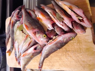 頂きもの川魚でオーブン焼きと燻製を　_d0170682_248699.jpg