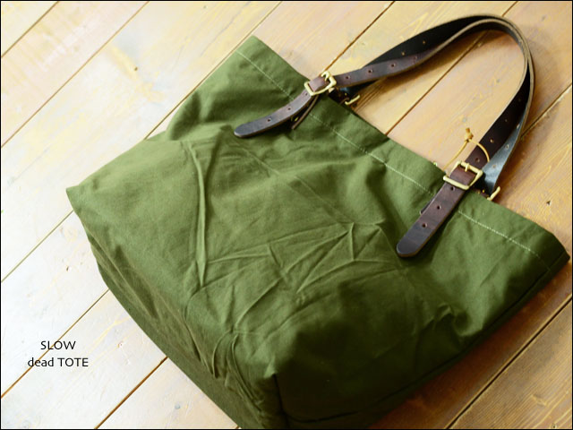 SLOW [スロウ] dead stock military tent cloth -tote bag-[456S11407] _f0051306_17301431.jpg