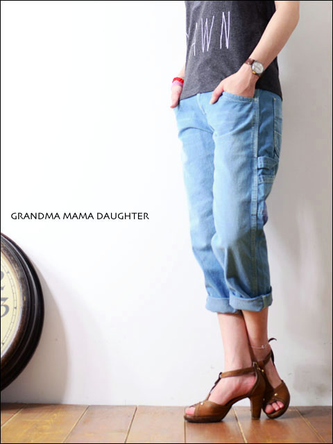 GRANDMA MAMA DAUGHTER [グランマ・ママ・ドーター] ペインタークロップドデニム [GP31129V2] _f0051306_20533649.jpg