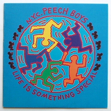 キース・ヘリングのカバー・アート「N.Y.C. Peech Boys:Life is