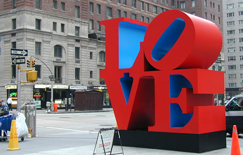 新宿暮情 愛溢るる西新宿 Love デジカメ散歩写真