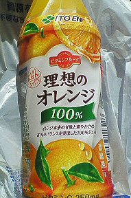 森永製菓「アイスボックス濃い果実氷バレンシアオレンジ」、伊藤園「理想のオレンジ」_c0014187_2027299.jpg