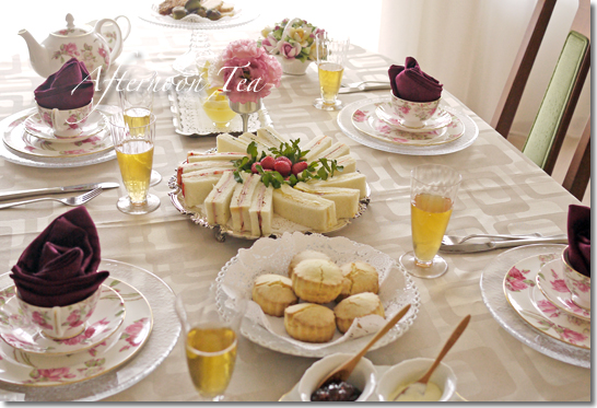 ちょっと真似事^^; Afternoon Tea_d0133320_0155914.jpg