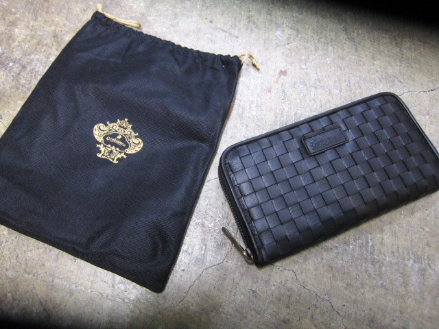 注目!★? Orobianco ・・・ WOVEN LEATHER LONG WALLET!!_d0152280_1955126.jpg