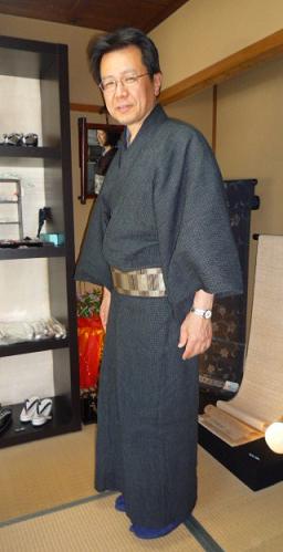 素敵な着物姿でご来店下さったご夫妻の着こなし。_f0181251_16534776.jpg