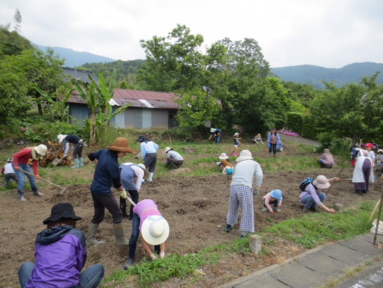 新入部員と種まきの日_d0180458_19272263.jpg