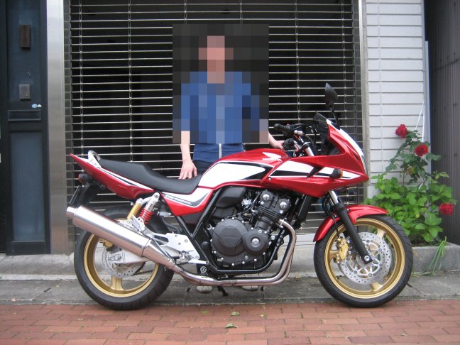 CB400SBの納車日_d0035444_19514731.jpg