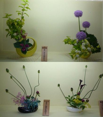 御室流いけばな展へ・美しいお花と素晴らしい建物。_f0181251_16221477.jpg