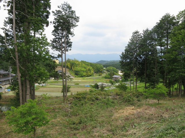 水彩画「里山風景」 里山風景（水彩画・中津川） : 夏目明美作品集＊油絵・水彩画